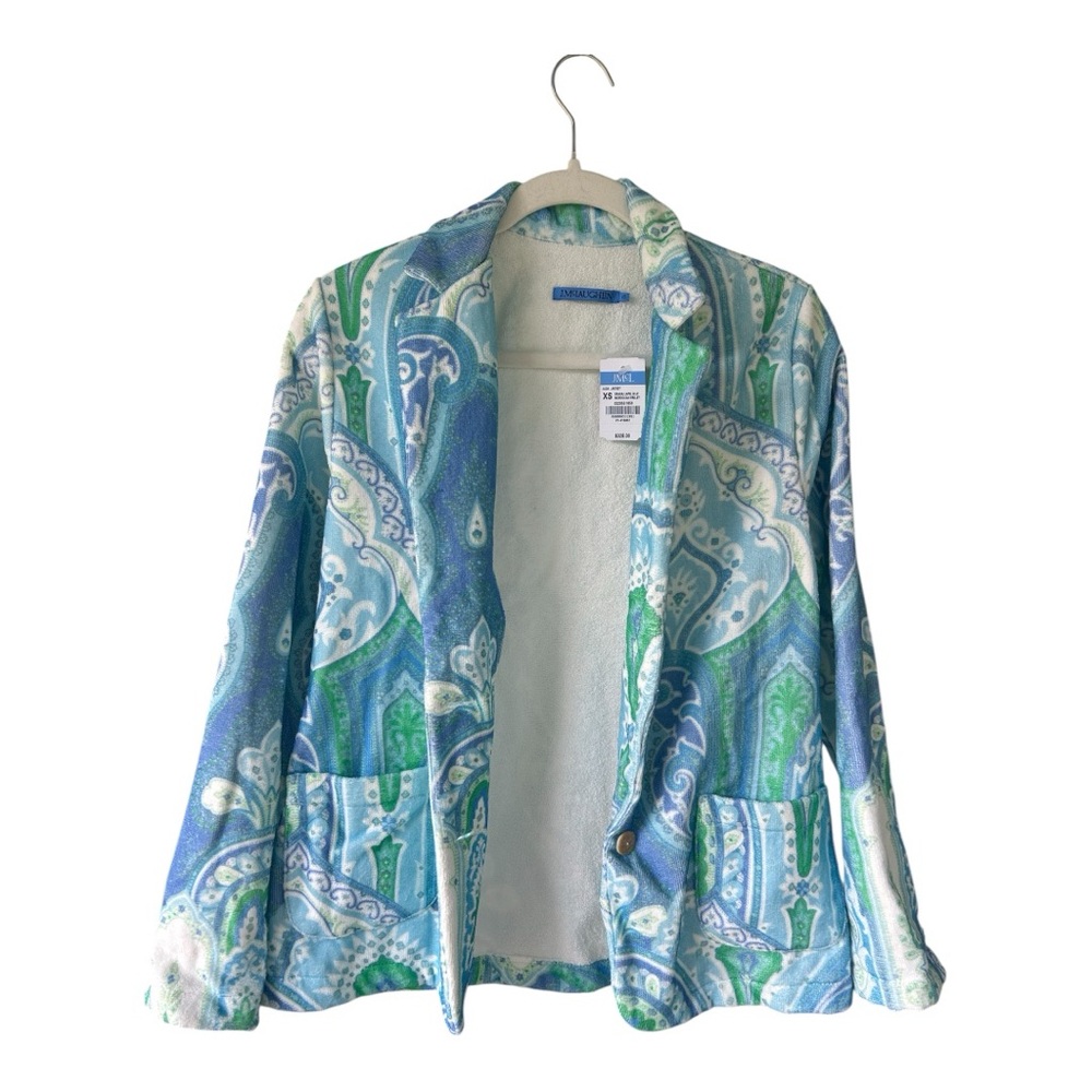 J. McLaughlin Jada Terry Cloth Blazer